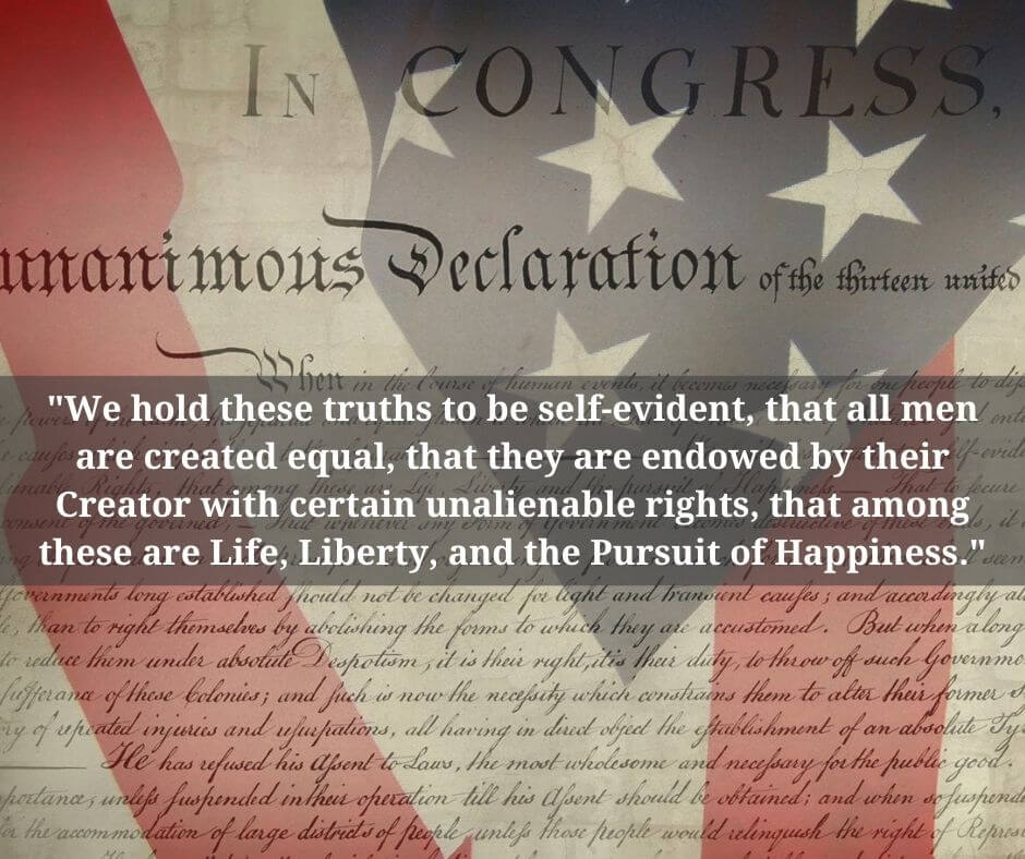 We hold these truths to be self-evident
